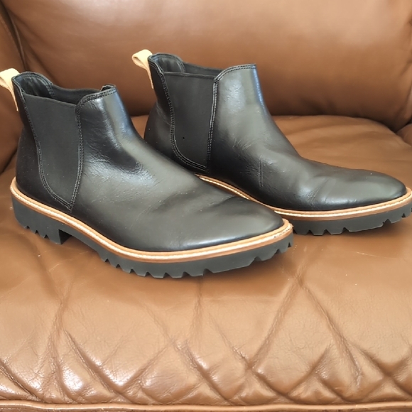 Ecco Shoes - Ecco Black Leather Ankle Boots